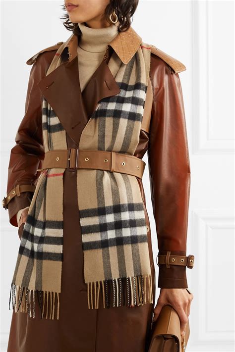 burberry cashmere scarf outfit|More.